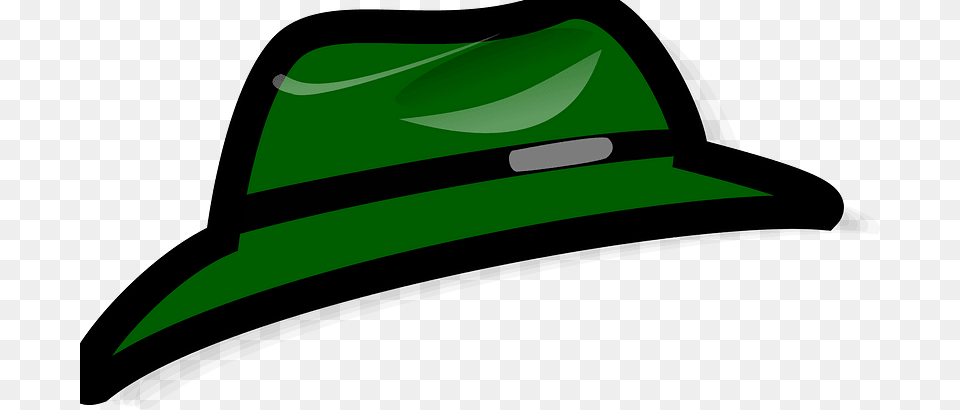 Nicubunu Green Fedora Clipart, Clothing, Hat, Sun Hat Png