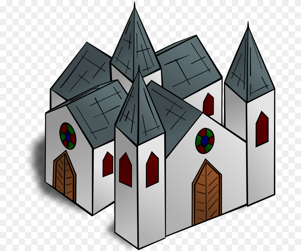 Nicubunu Rpg Map Symbols Cathedral, Dog House, Scoreboard, Outdoors Free Png