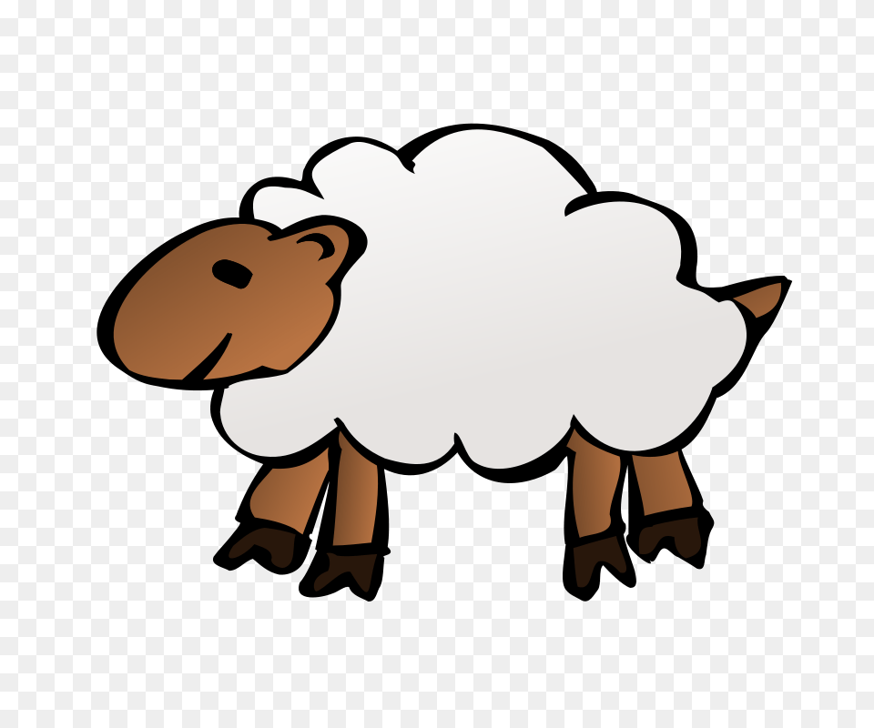 Nicubunu Sheep, Livestock, Cartoon, Animal Free Png Download