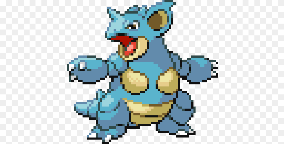 Nidoqueen Gen 3 Sprite, Person, Plush, Toy Png Image