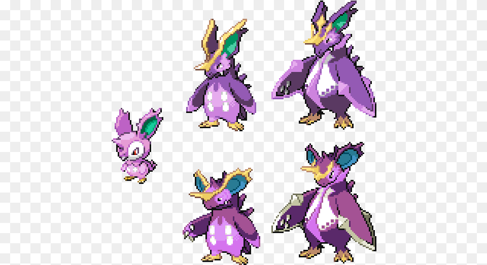 Nidoranpiplup Line Pokemoninfinitefusion Pokemon, Purple, Book, Comics, Publication Free Png