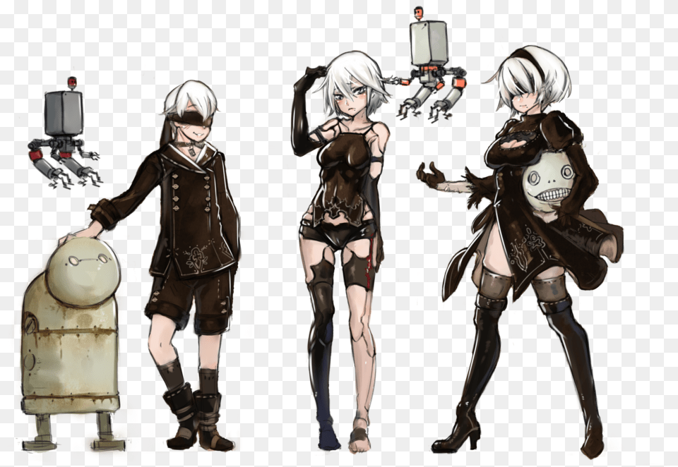 Nier Automata, Book, Comics, Publication, Adult Free Png Download