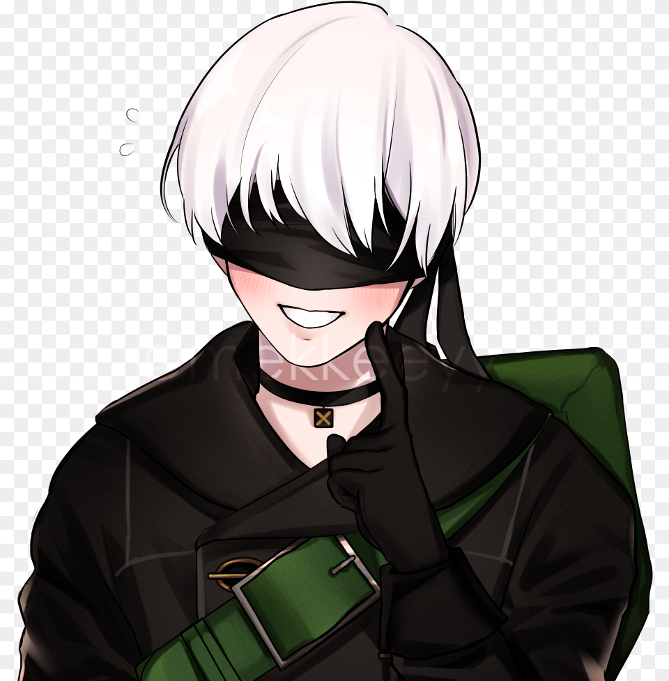 Nier Automata 9s Nier 9s Commission Fanart My Nier Automata 9s Fanart, Publication, Book, Comics, Person Free Png Download