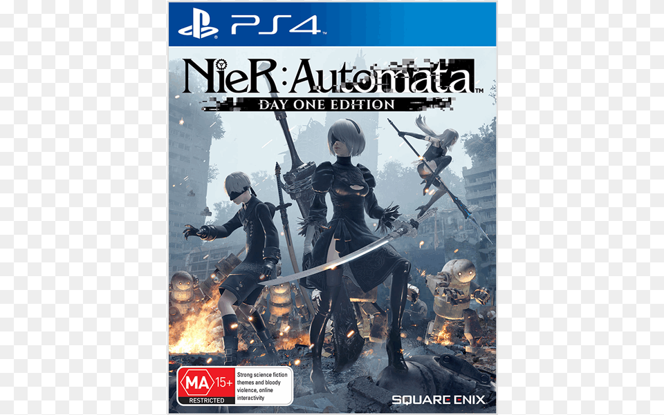 Nier Automata Become As Gods Edition, Advertisement, Poster, Adult, Person Free Transparent Png