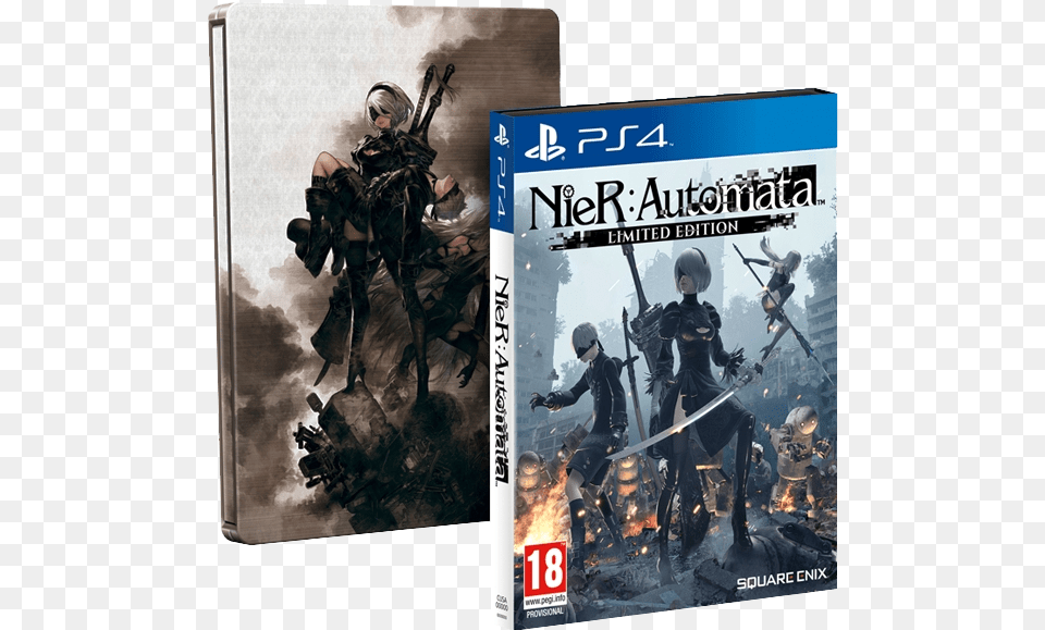 Nier Automata Limited Edition, Book, Publication, Adult, Male Png Image