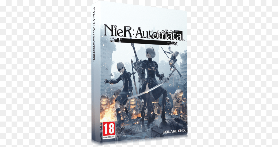 Nier Automata Steelbook Edition, Advertisement, Weapon, Sword, Adult Free Transparent Png