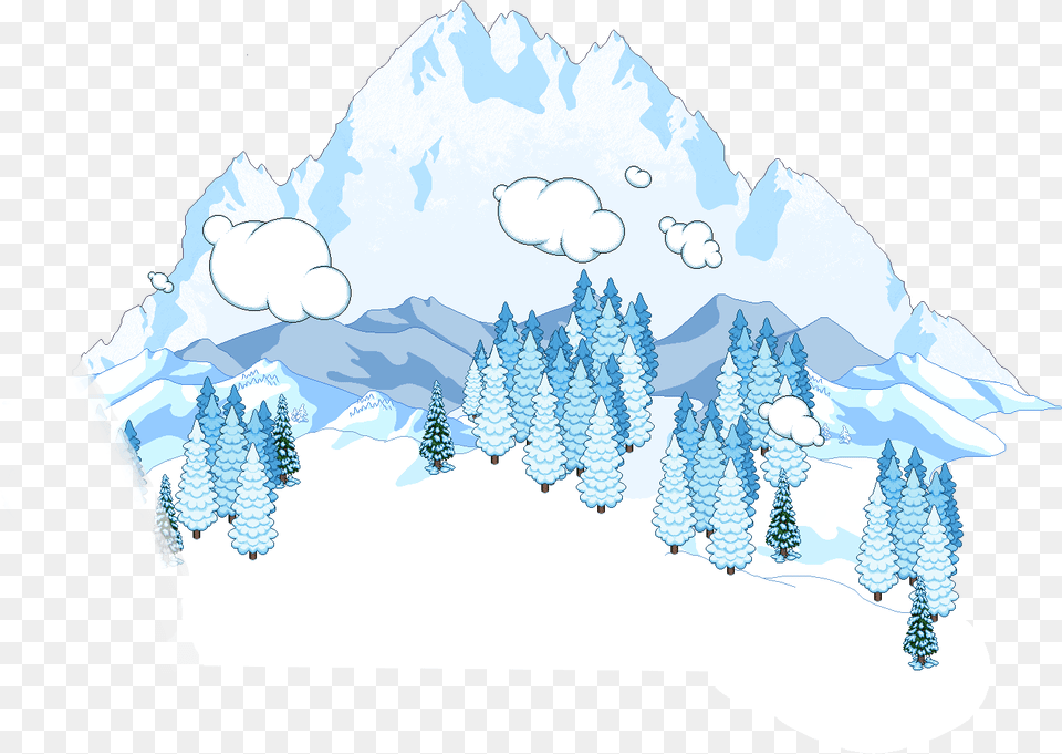 Nieve Habbo Iceberg, Outdoors, Ice, Nature, Mountain Free Png Download