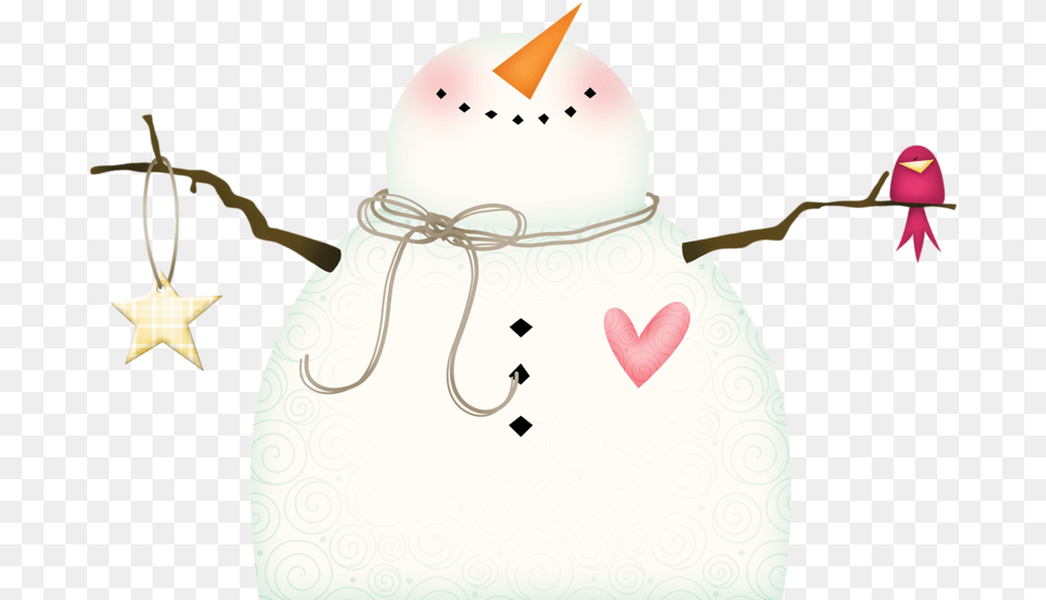 Nieve Navidad Arcilla De Navidad Tiempo De Navidad Snowman With Hearts Clipart, Nature, Outdoors, Winter, Snow Free Transparent Png