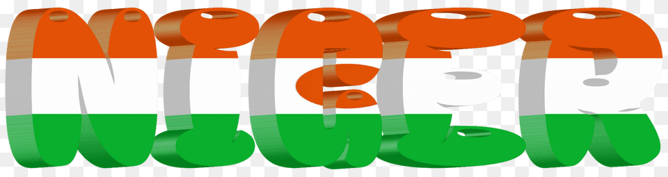 Niger Lettering With Flag Clipart Png Image