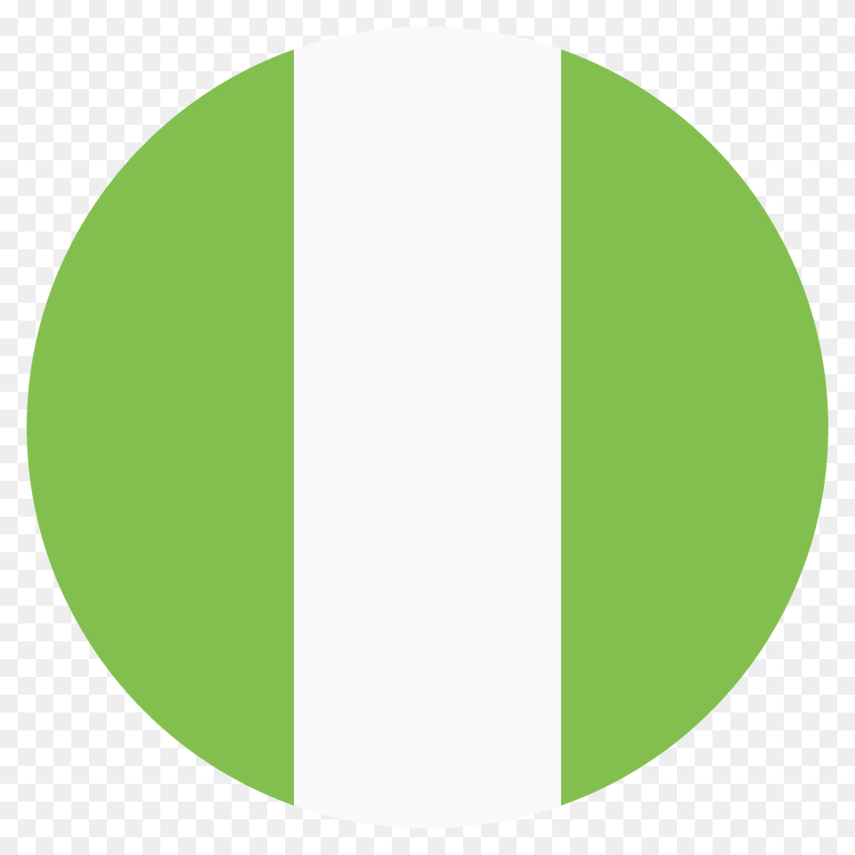 Nigeria Flag Emoji Clipart, Sphere, Oval, Disk Free Transparent Png