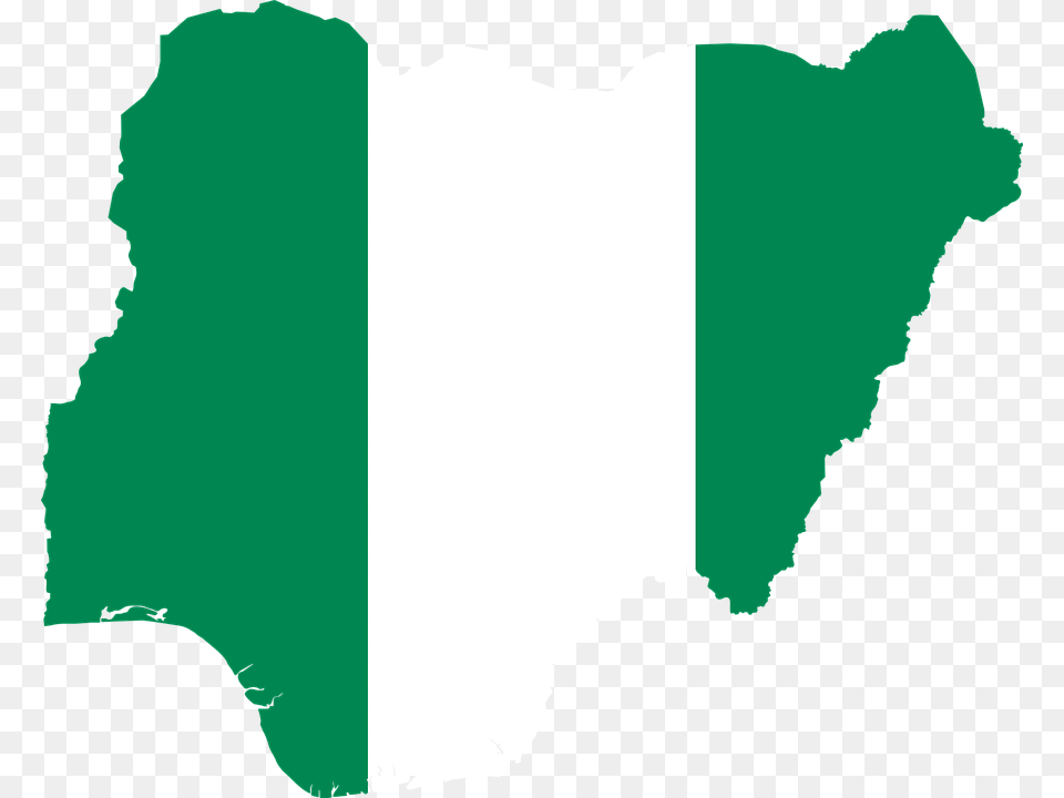 Nigeria Flag Map Geography Outline Africa Country Nigeria Flag In Country, Green, Adult, Bride, Female Png