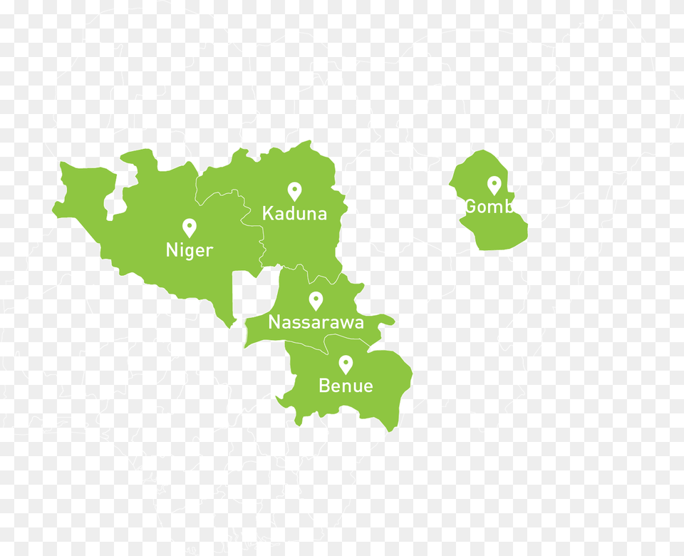 Nigeria Map Ginger, Chart, Plot, Green, Atlas Png Image