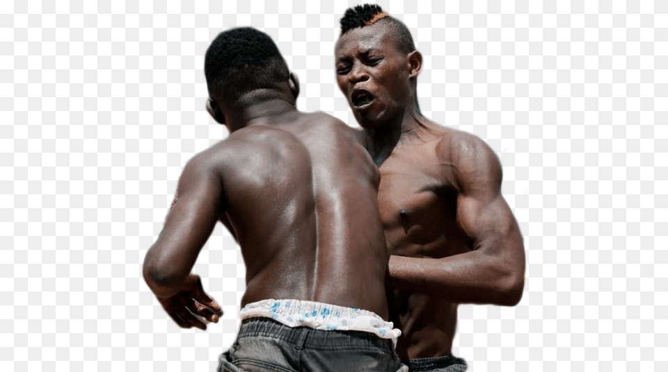 Nigerian Dambe, Back, Body Part, Person, Adult Free Png Download