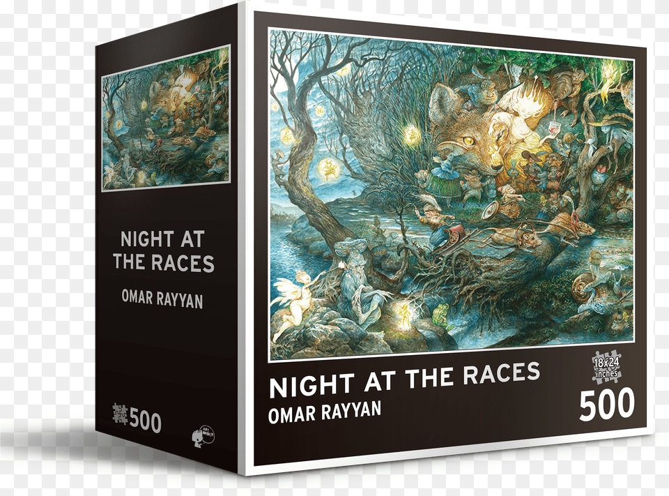 Night At The Races Jigsaw Puzzle, Art, Book, Painting, Publication Png