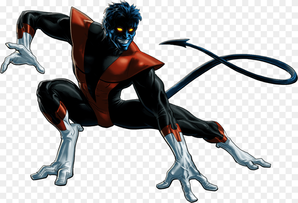 Night Classic Nightcrawler X Men, Electronics, Hardware, Person, Face Png Image