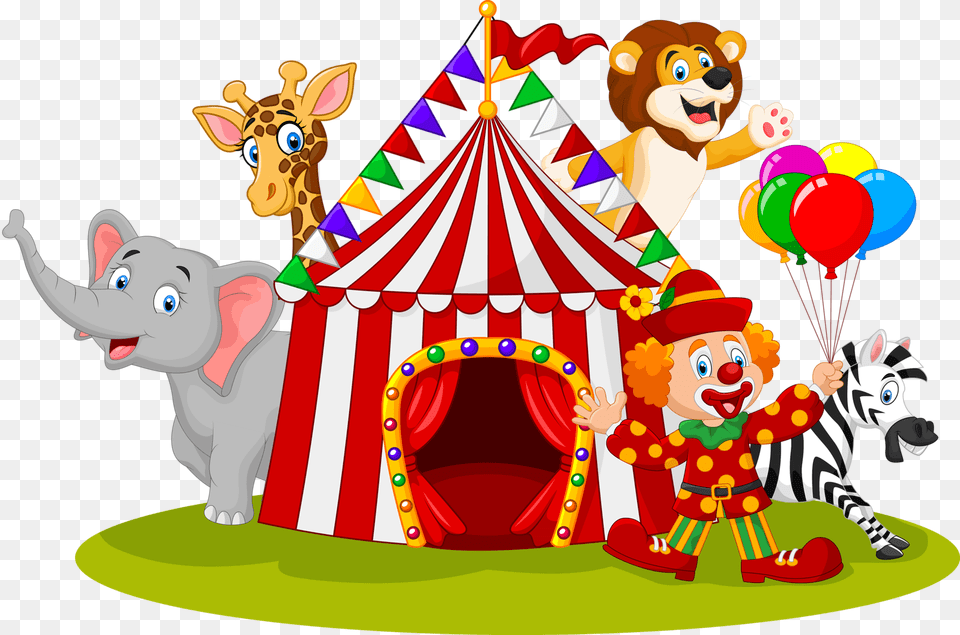 Night Clipart Carnival Circus Clipart, Leisure Activities, Baby, Person, Animal Png