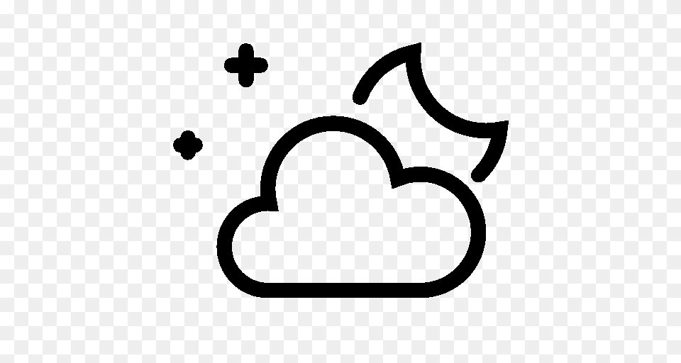 Night Clipart Partly Cloudy, Stencil, Smoke Pipe, Clothing, Hat Png