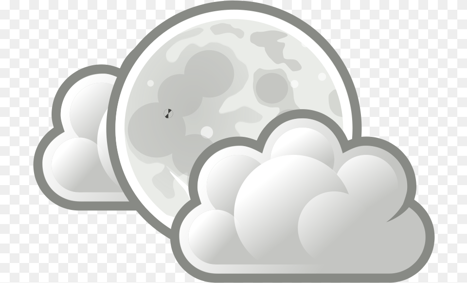 Night Clouds Cartoon Moon And Clouds, Astronomy, Nature, Outdoors, Weather Free Transparent Png