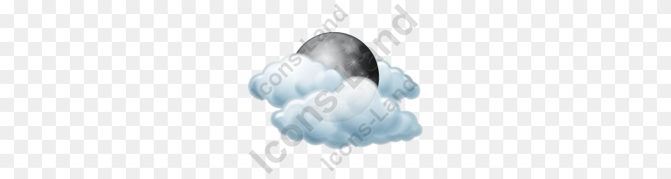 Night Cloudy Mostly Icon Pngico Icons, Cloud, Nature, Outdoors, Sky Free Png Download