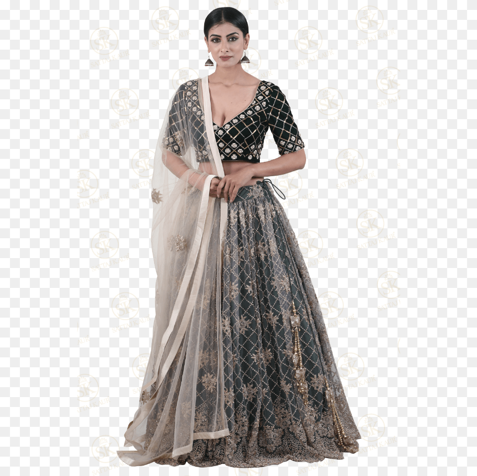 Night Garden Lehenga Choli Photo Shoot, Fashion, Clothing, Dress, Adult Free Transparent Png