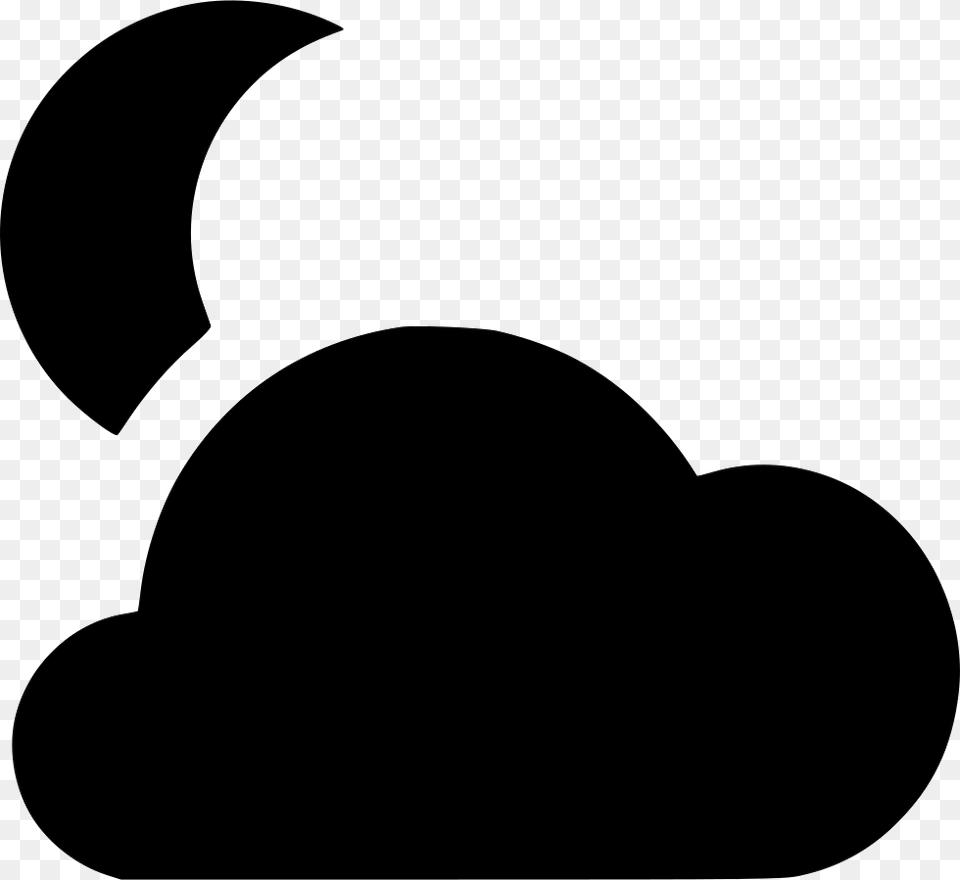 Night Lot Clouds Heart, Silhouette, Stencil, Clothing, Hat Png