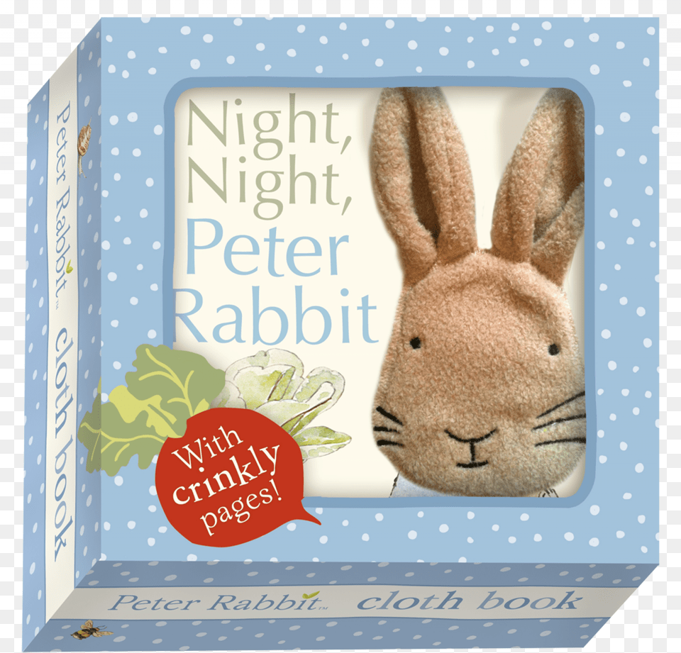 Night Night Peter Rabbit Cloth Book Night Night Peter Rabbit, Plush, Toy, Animal, Mammal Free Transparent Png