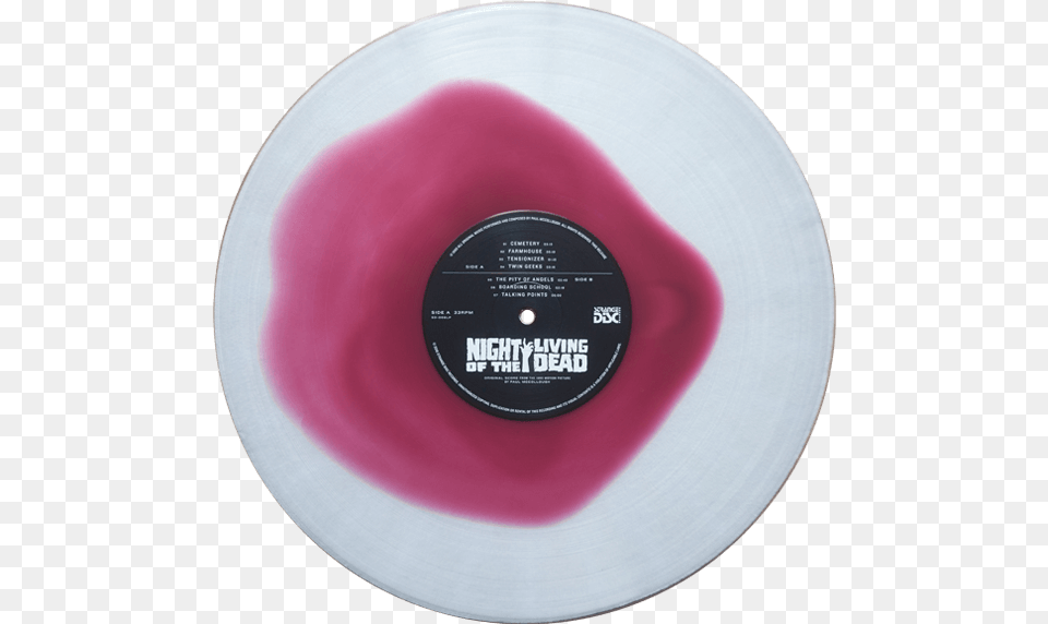Night Of The Living Dead 1990 Score Blood Pool Vinyl, Plate, Disk Png