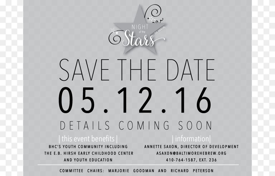 Night Of The Stars Save The Date Graphics, Advertisement, Poster, Text Png