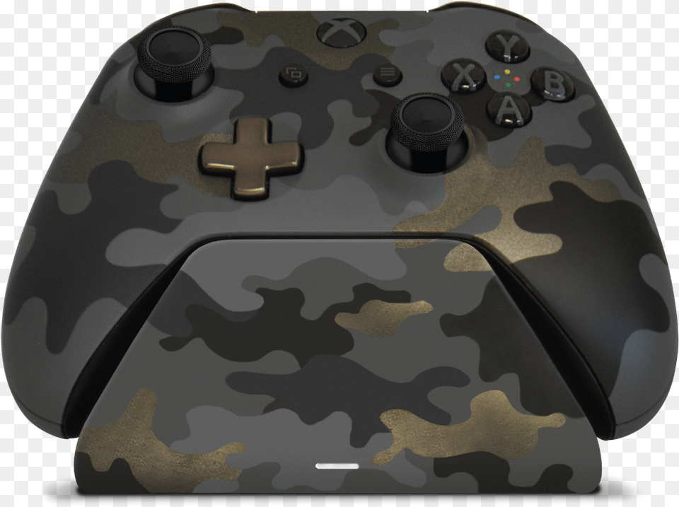 Night Ops Camo Xbox Pro Charging Stand Army Camo Xbox Controller, Electronics Png Image