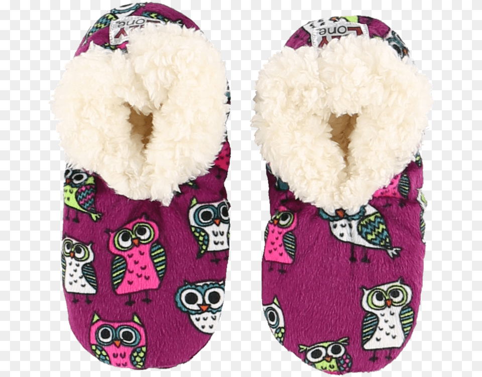 Night Owl Kid Slipper, Clothing, Footwear, Shoe, Animal Png Image