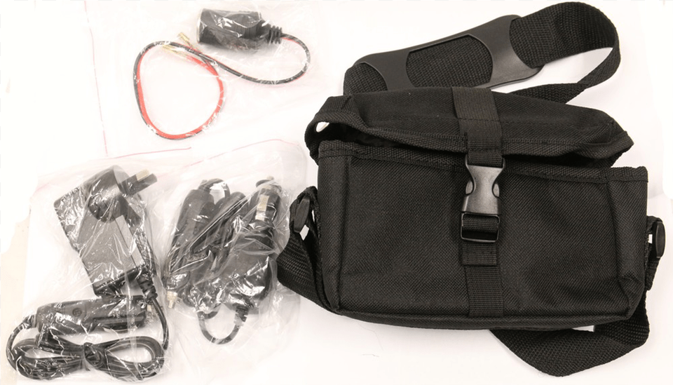 Night Saber Battery Bag With 240v Amp 12v Chargers Cigarette Fanny Pack, Accessories, Handbag, Strap Free Png