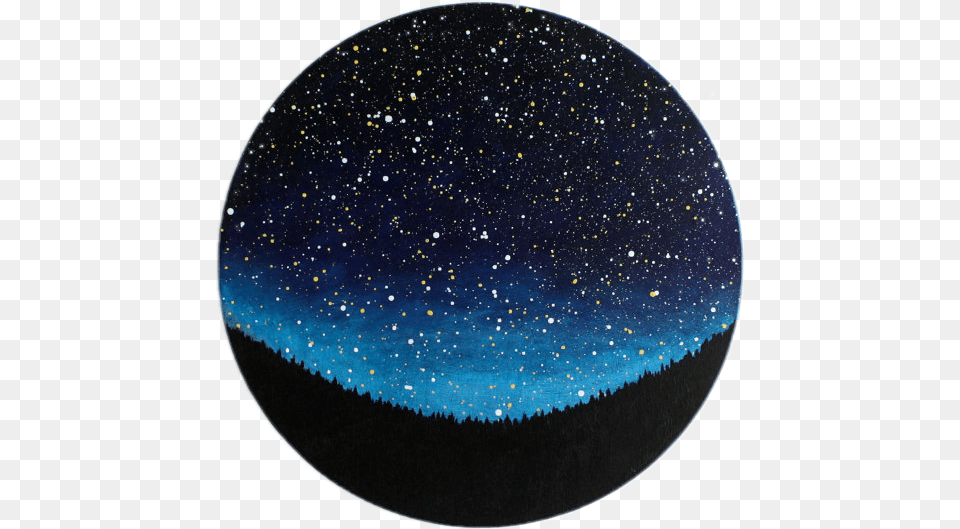 Night Sky Circle, Nature, Outdoors, Starry Sky, Astronomy Png Image