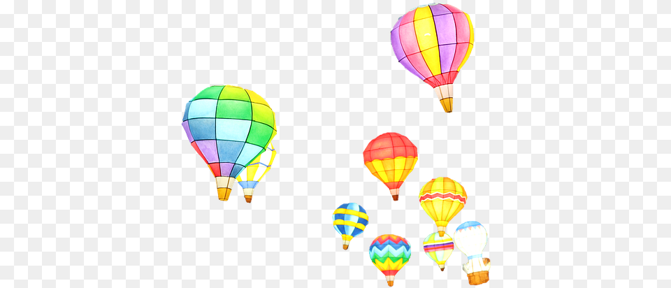 Night Skyfree Pictures Free Photos Sky With Hot Air Balloons Clipart, Aircraft, Hot Air Balloon, Transportation, Vehicle Png Image