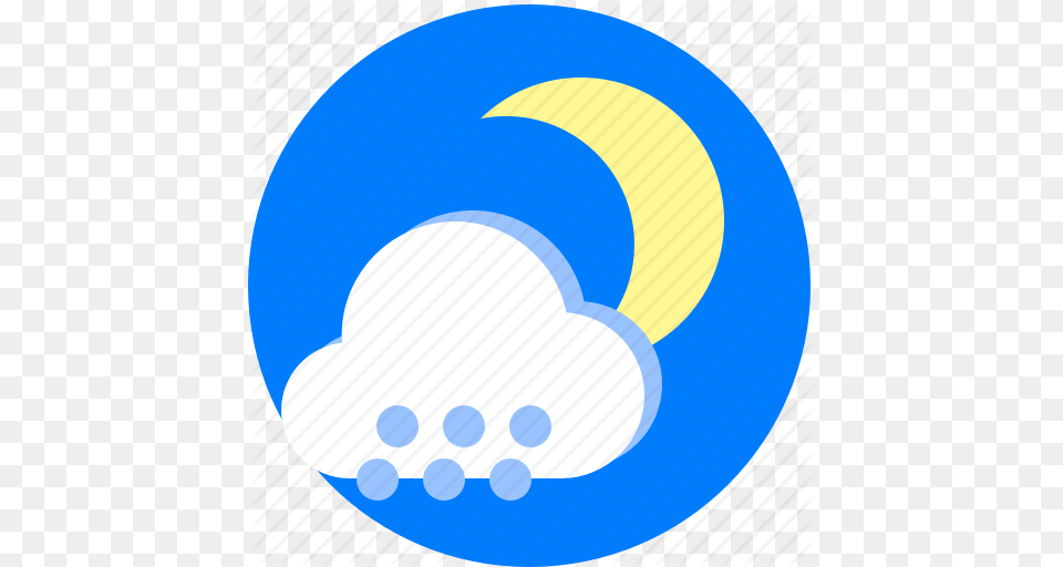Night Snow Snowy Weather Weather Moon Cloud Icon, Water Sports, Water, Leisure Activities, Swimming Free Png