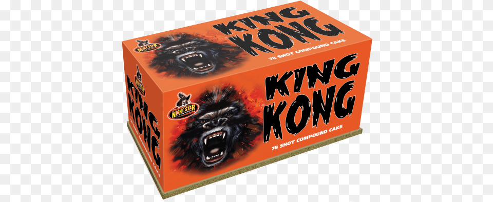 Night Star Fireworks King Kong 78 Shot King Kong Firework, Box, Animal, Ape, Mammal Free Png