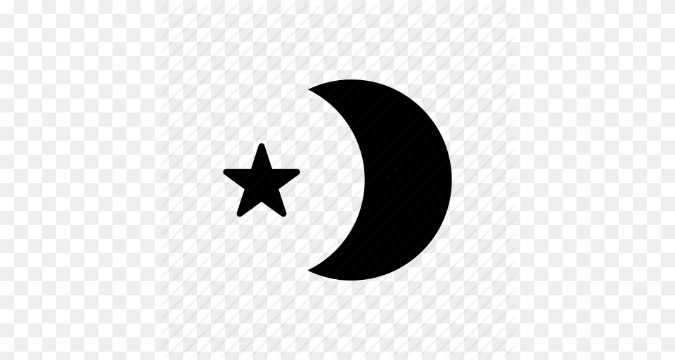 Night Star Symbol, Astronomy, Moon, Nature, Outdoors Png Image
