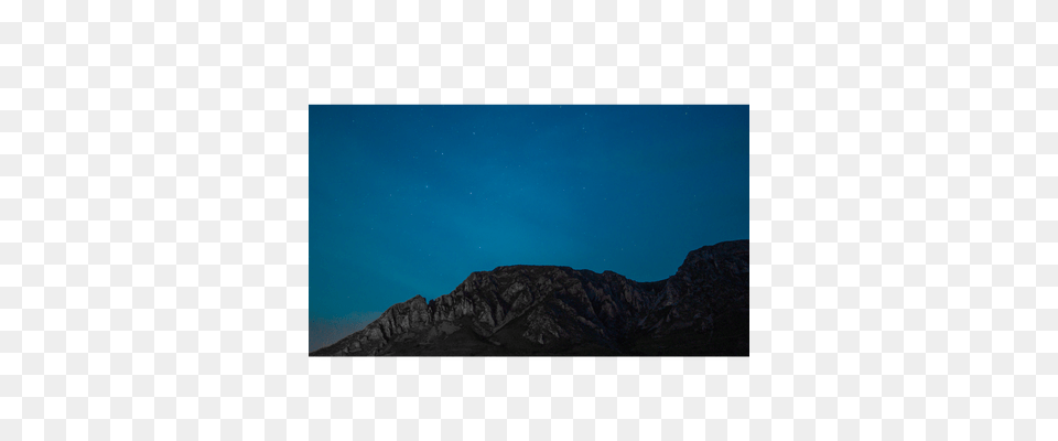 Night Starry Mountain, Nature, Outdoors, Starry Sky, Sky Png Image