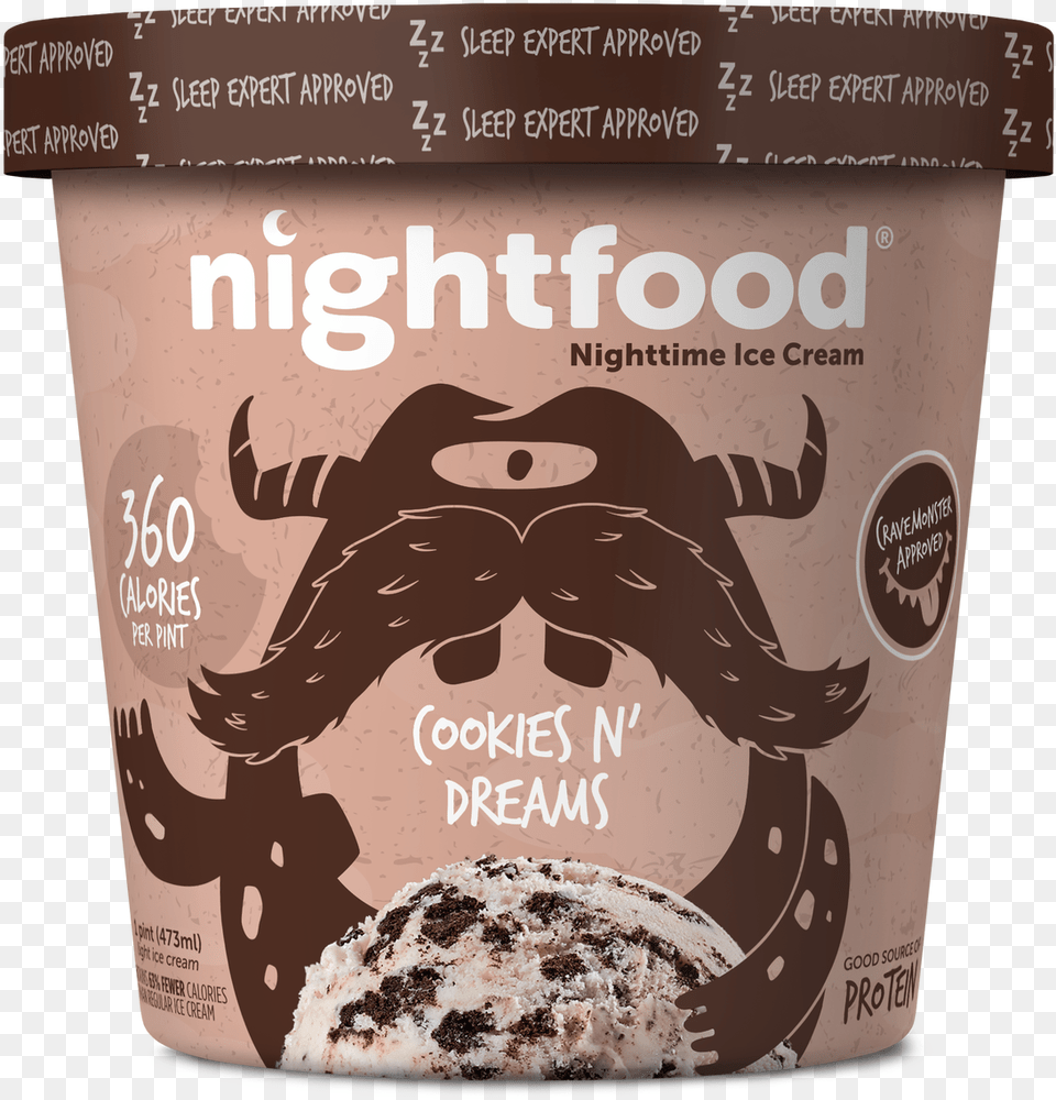 Nightfood Cookies N Nightfood Ice Cream, Food, Dessert, Ice Cream, Person Png