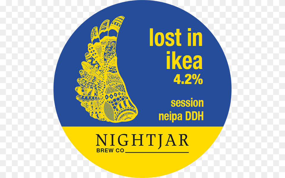 Nightjar Brew Lost In Ikea 7 Bijtelling, Advertisement, Poster, Logo, Disk Free Png