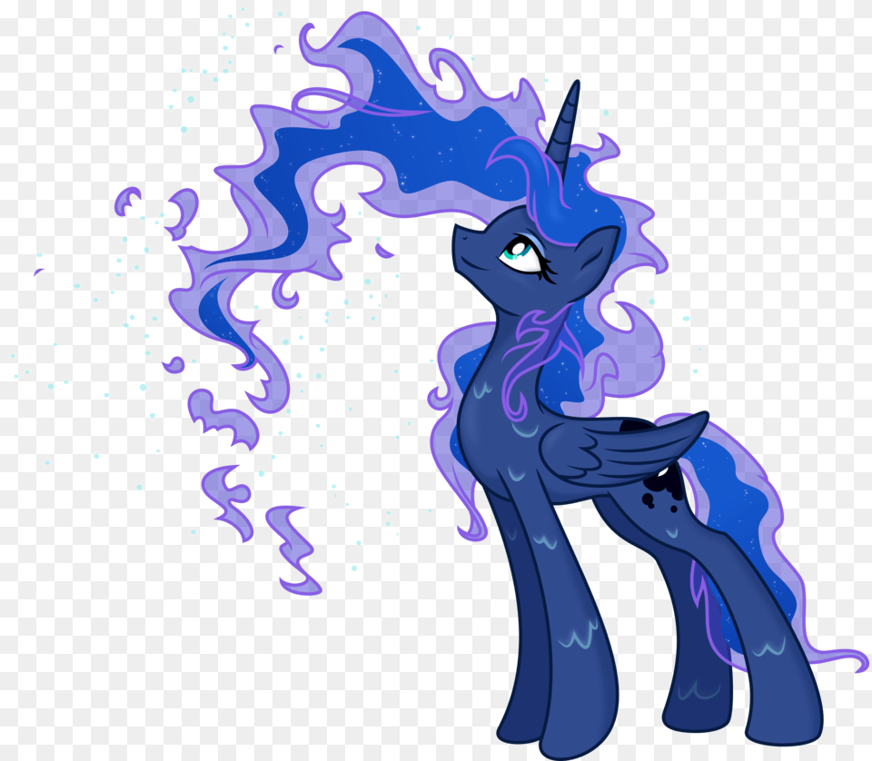 Nightly Roundup Mlp Luna Fly, Art, Graphics, Purple Free Png Download