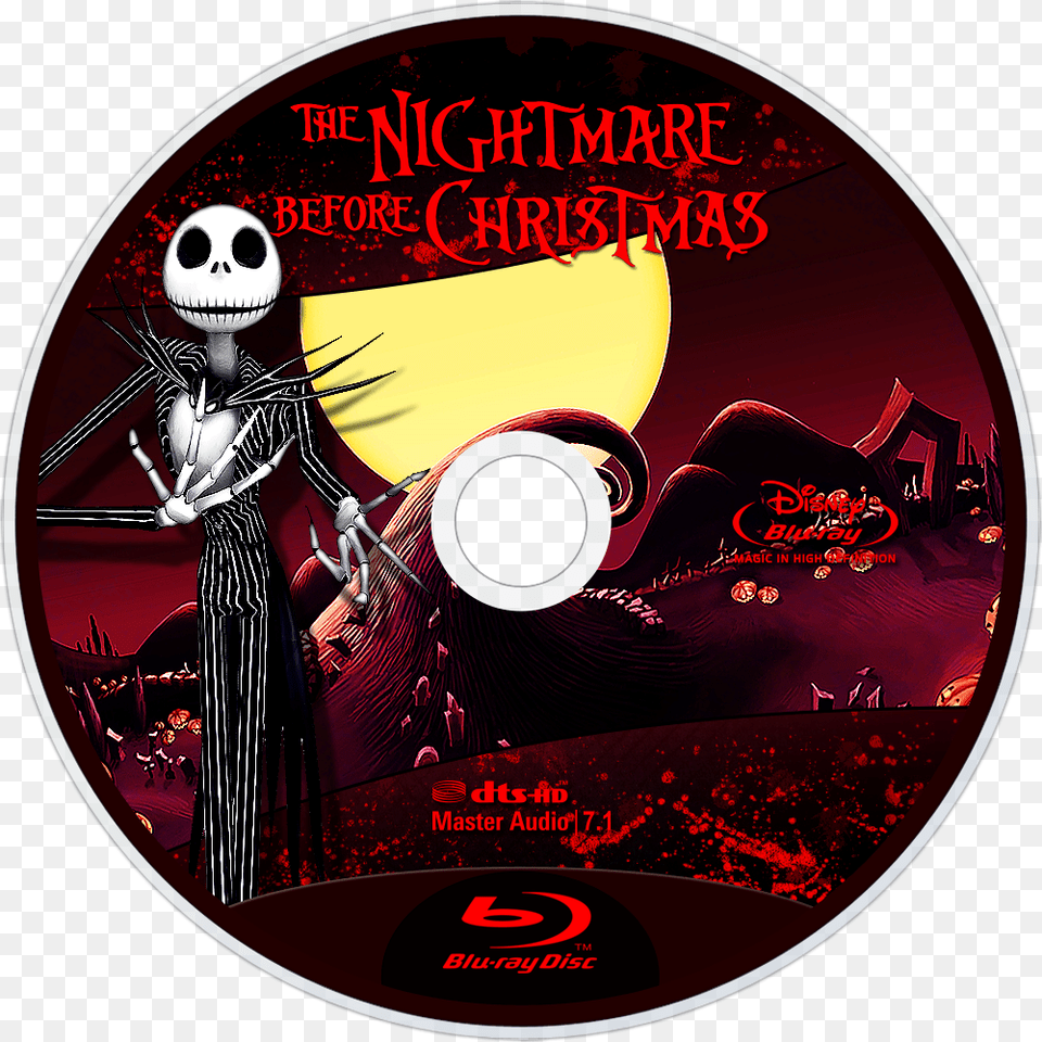 Nightmare Before Christmas, Disk, Dvd, Person Free Png