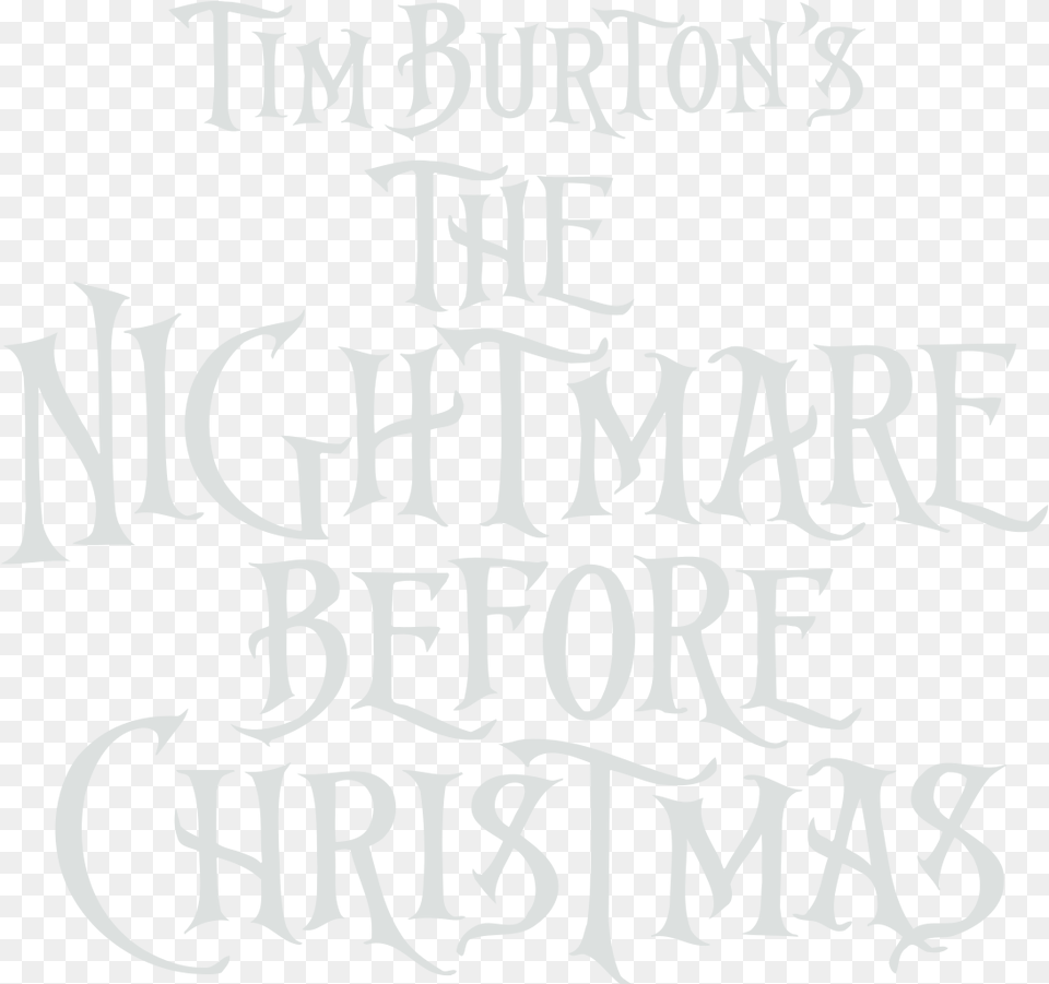Nightmare Before Christmas, Calligraphy, Handwriting, Text, Person Free Png