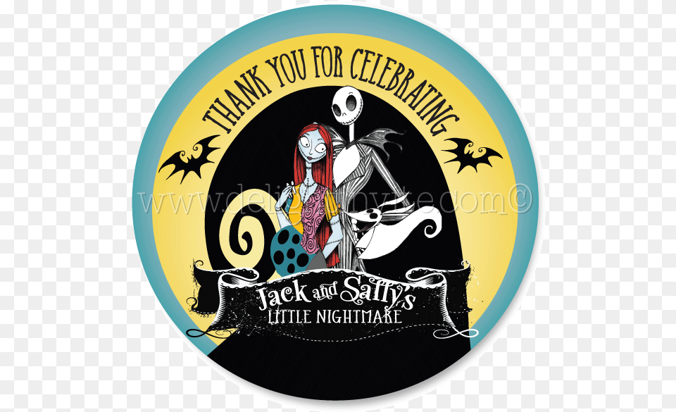 Nightmare Before Christmas Baby Shower Favor Tags Shower Bebe Nightmare Before Christmas, Logo, Adult, Female, Person Png Image