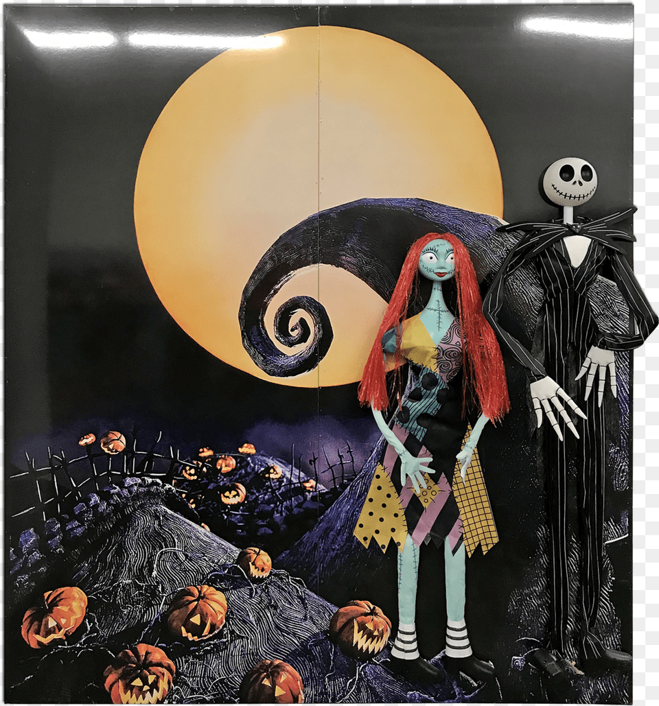 Nightmare Before Christmas Backdrop Panels, Person, Doll, Toy, Adult Free Png