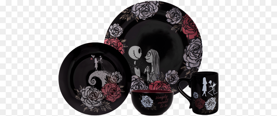 Nightmare Before Christmas Dishes, Art, Dish, Saucer, Pottery Png