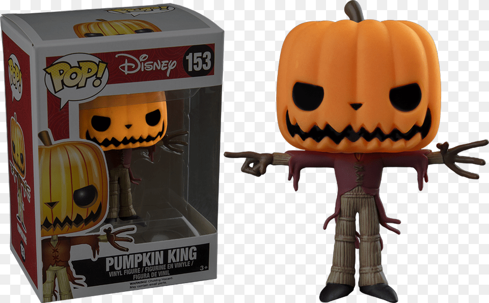 Nightmare Before Christmas Pumpkin King Glow Pop Vinyl Nightmare Before Christmas Pumpkin King Pop, Food, Plant, Produce, Vegetable Free Transparent Png