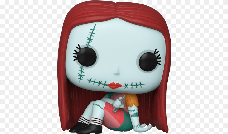 Nightmare Before Christmas Sally Sewing Pop Vinyl Figure Sally Nightmare Before Christmas Funko, Doll, Toy Free Png