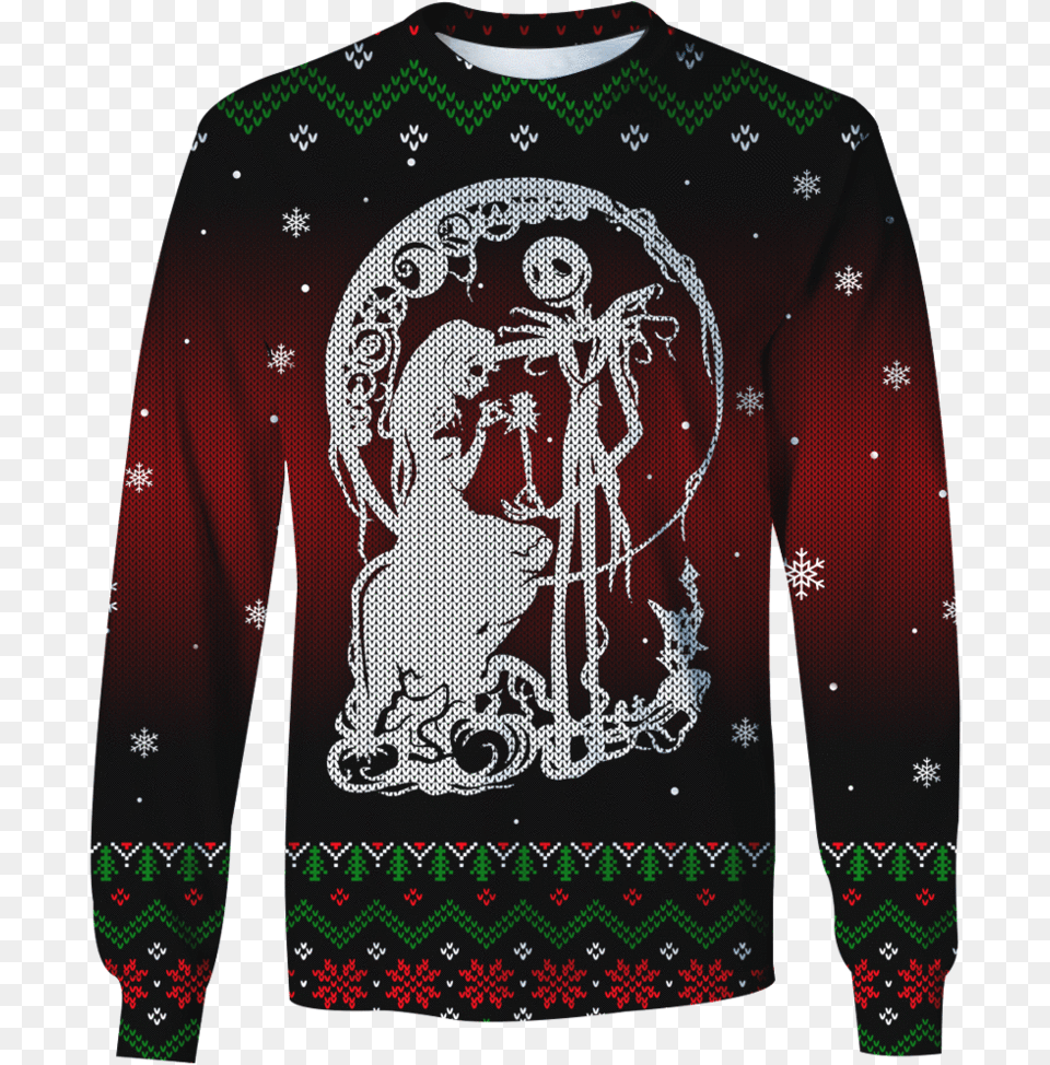 Nightmare Before Christmas The Nightmare Before Christmas, Clothing, Sweater, Knitwear, Long Sleeve Png Image