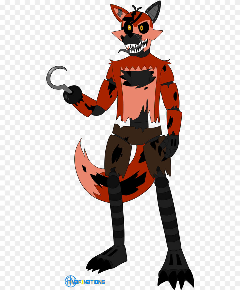Nightmare Foxy By Fnafnations Fnaf Nightmare Foxy, Electronics, Hardware, Person, Hook Png