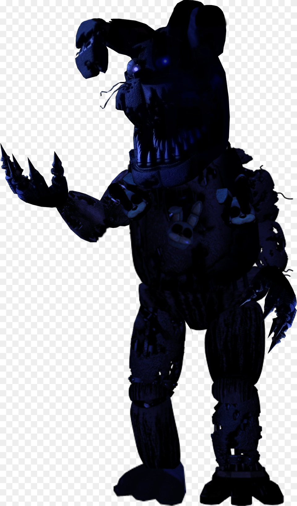 Nightmare Foxy Transparent Nightmare Foxy Fnaf 4 Nightmare Foxy Transparent, Cross, Symbol, Adult, Male Free Png Download